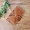 Aztec Wallets Large - Rustic Darktan