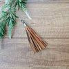 Clip on Tassels - Rustic Darktan