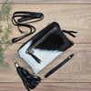 Shed Fur Purse - Black-Blackwhite