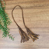 Tie on Tassel - Antique-Brown