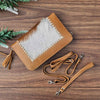 Original Fur Wallet - Tan-Whitefur