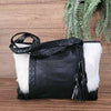 Fur Tote - Black-Blackwhite