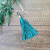 Clip on Tassels - Turquoise