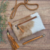 Shed Fur Purse - Tan-Mixedfur